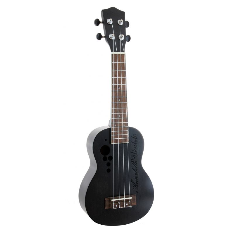 Annabelle Siyah Soprano Ukulele (Taşıma Çantası Hediyeli) 1