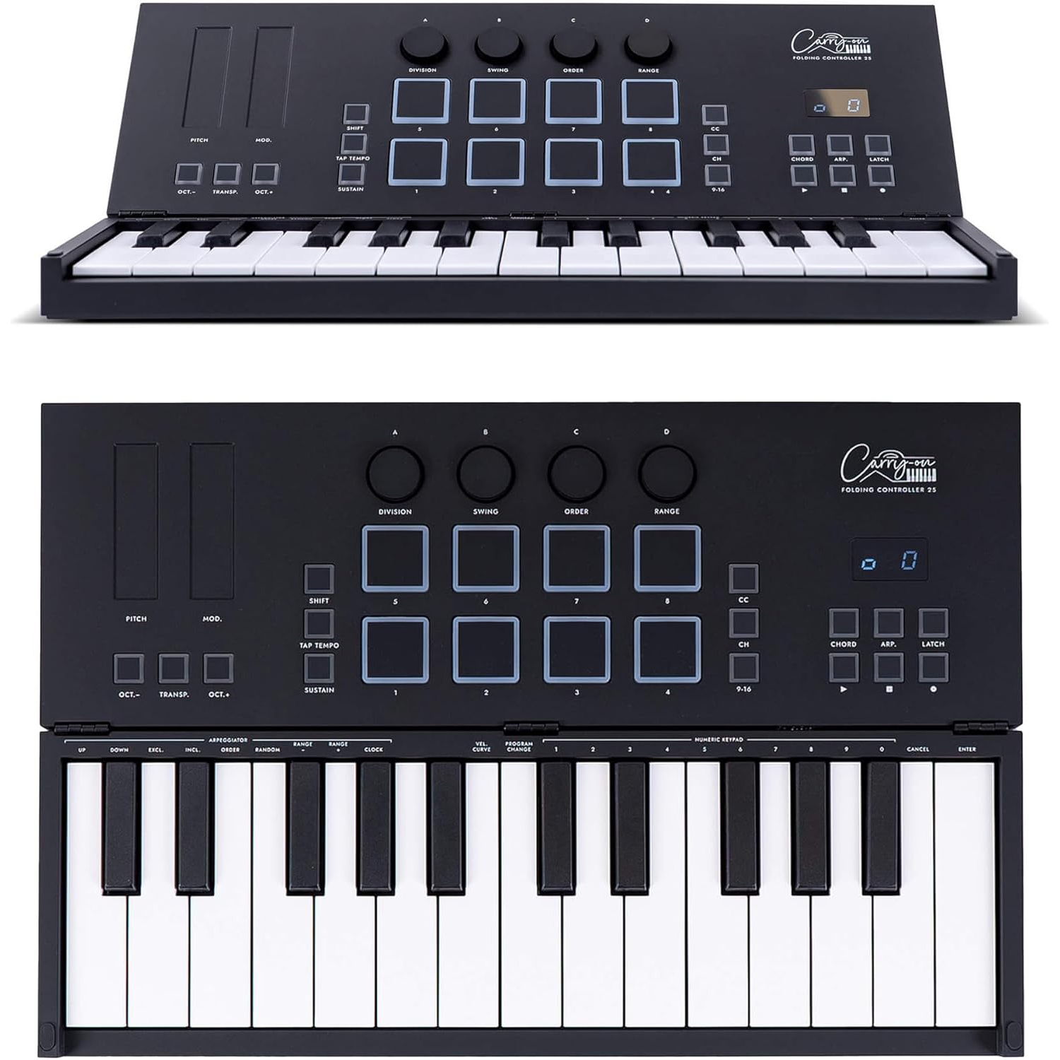 Blackstar Carry-On FC-25 25 Tuşlu Taşınabilir & Katlanabilir Midi Klavye (Siyah) 2