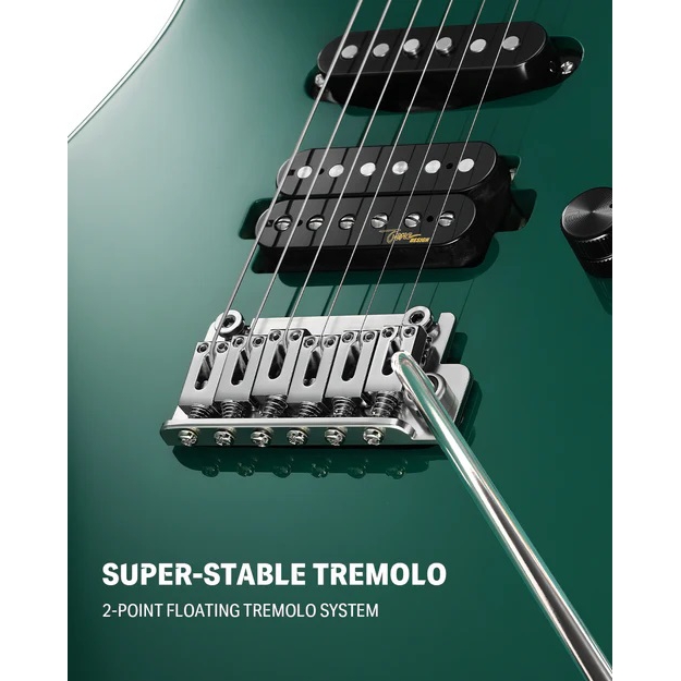 Donner DST-700 Elektro Gitar (Yeşil) 5