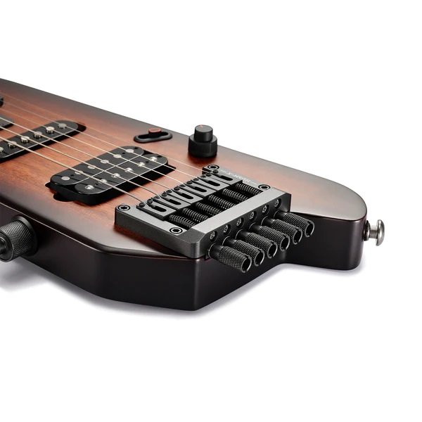 Donner HUSH-X Headless Traveller Elektro Gitar Seti (Sunburst) 3