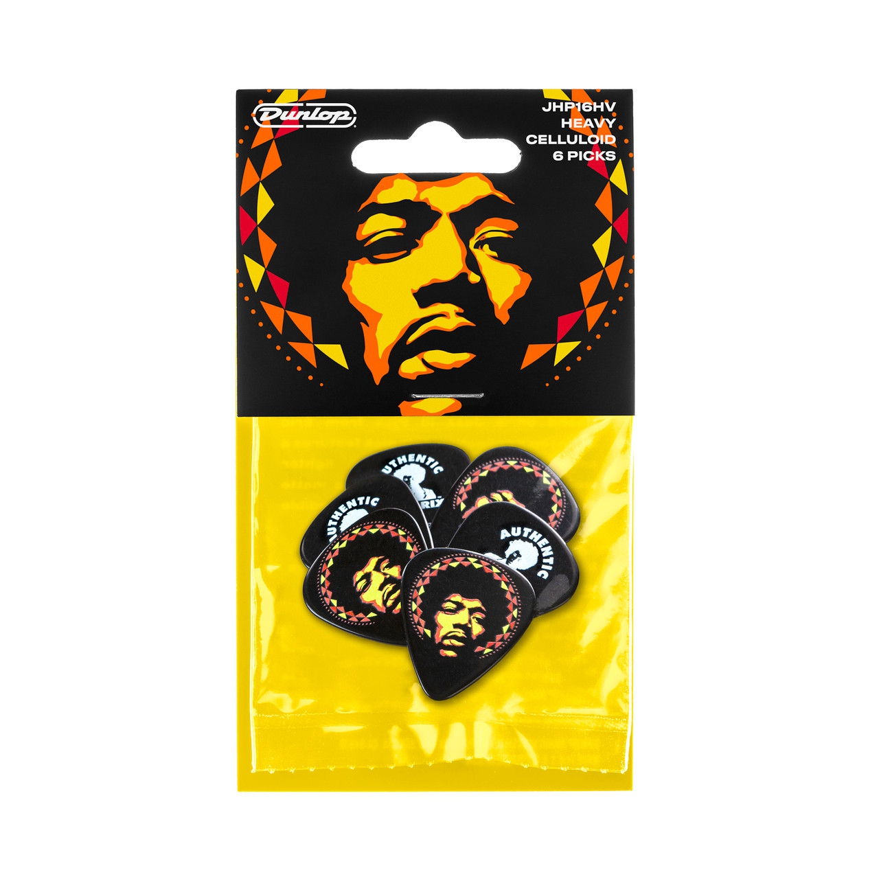 Jim Dunlop JHP16HV Hendrix Aura Mandala 6'lı Paket Pena 4