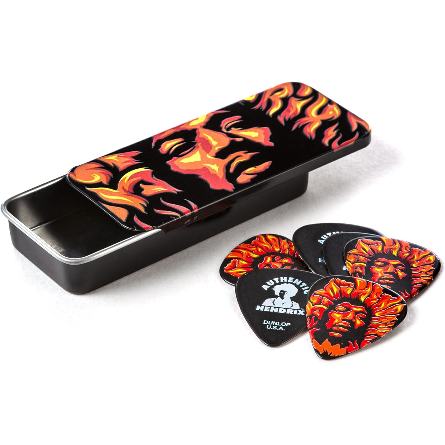 Jim Dunlop JHPT14H Hendrix Voodoo Fire 6'lı Kutu Pena 1