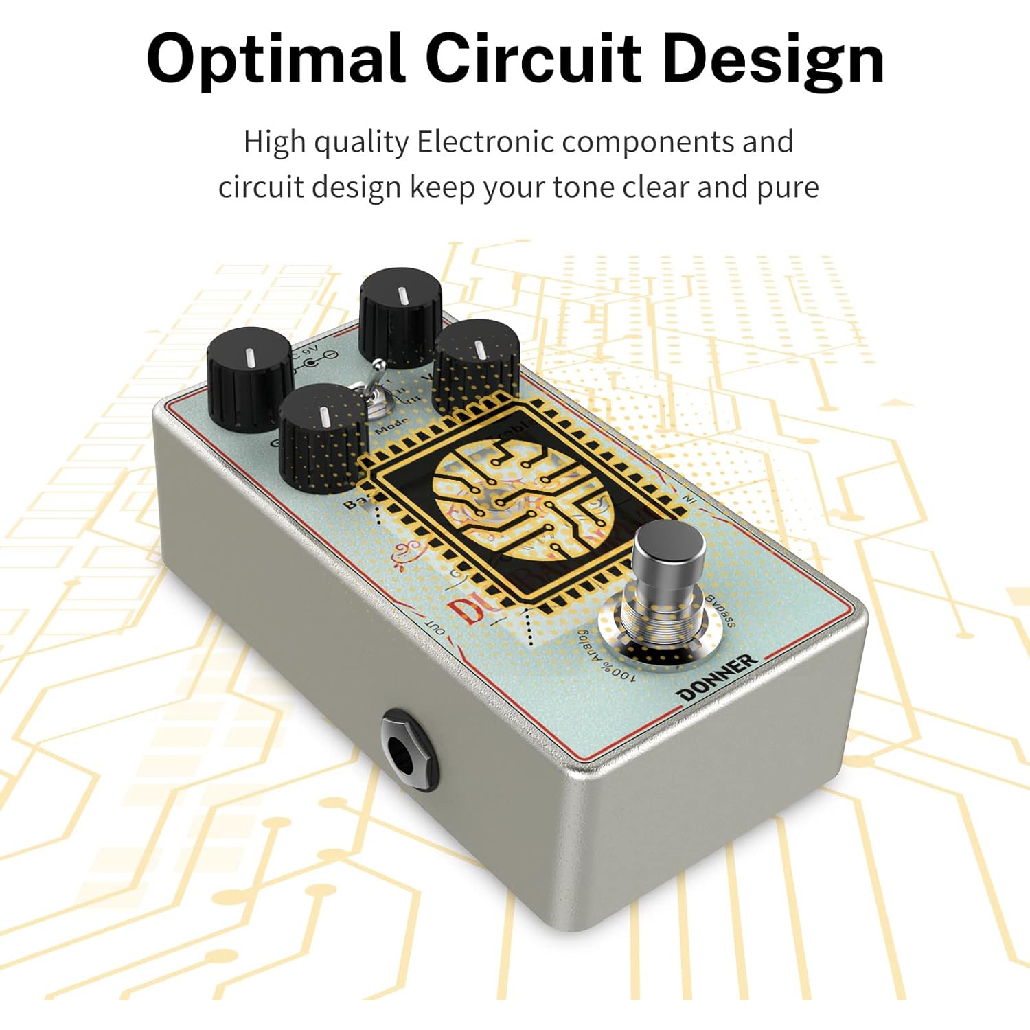 Donner Dumbal Drive Overdrive Pedalı 4