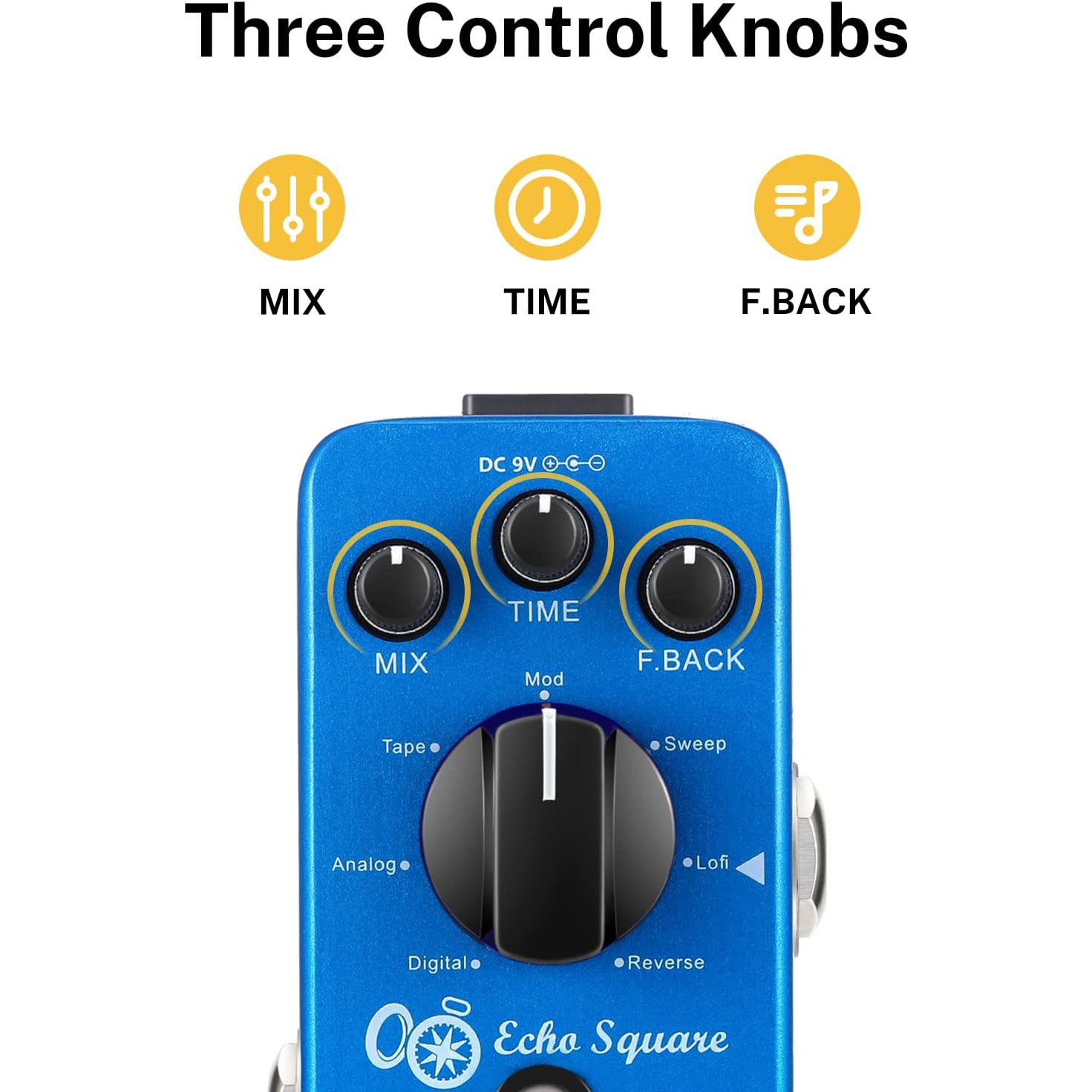 Donner EC1006 Dijital Multi Delay Pedalı 3
