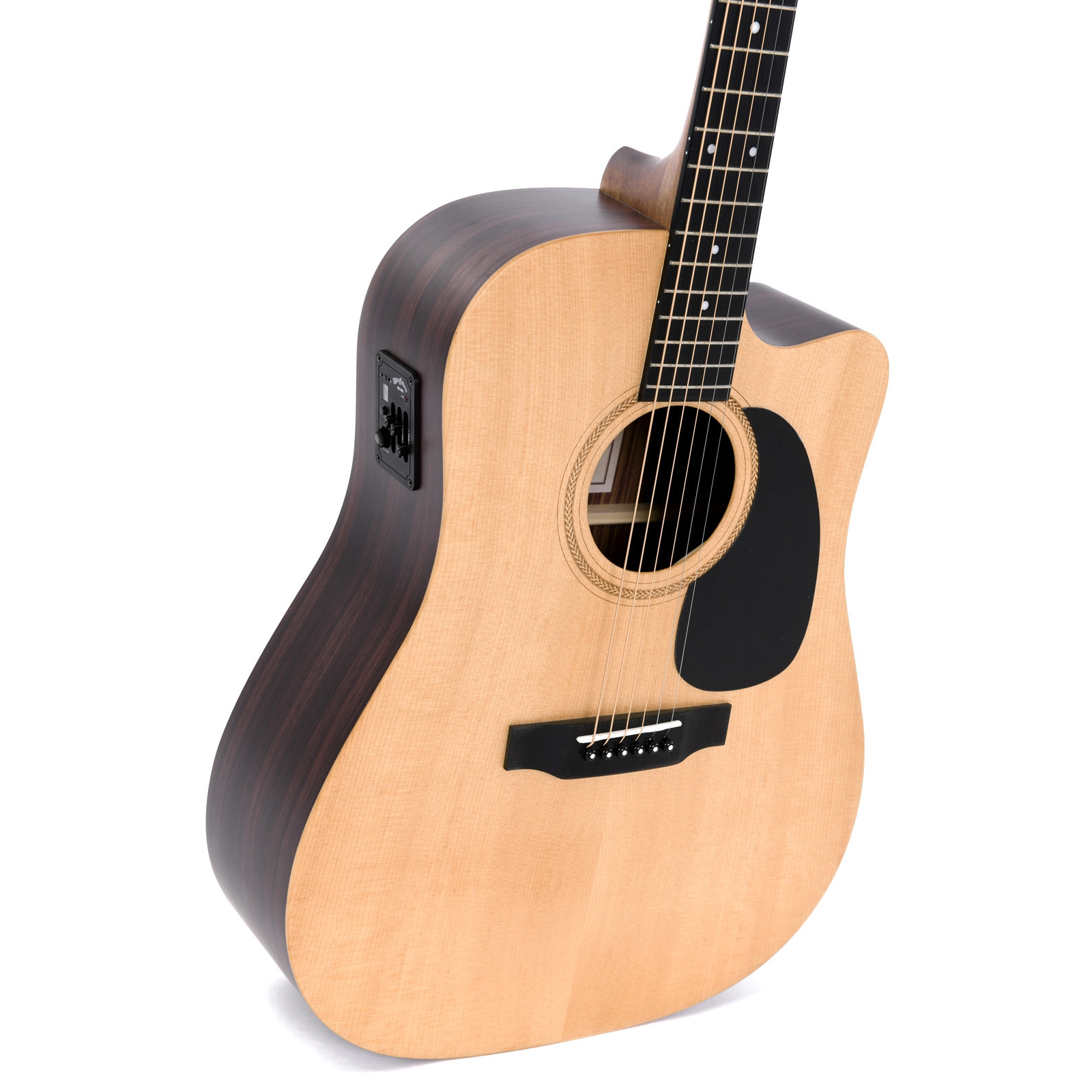 Sigma DTCE Cutaway Elektro Akustik Gitar (Natural) 2