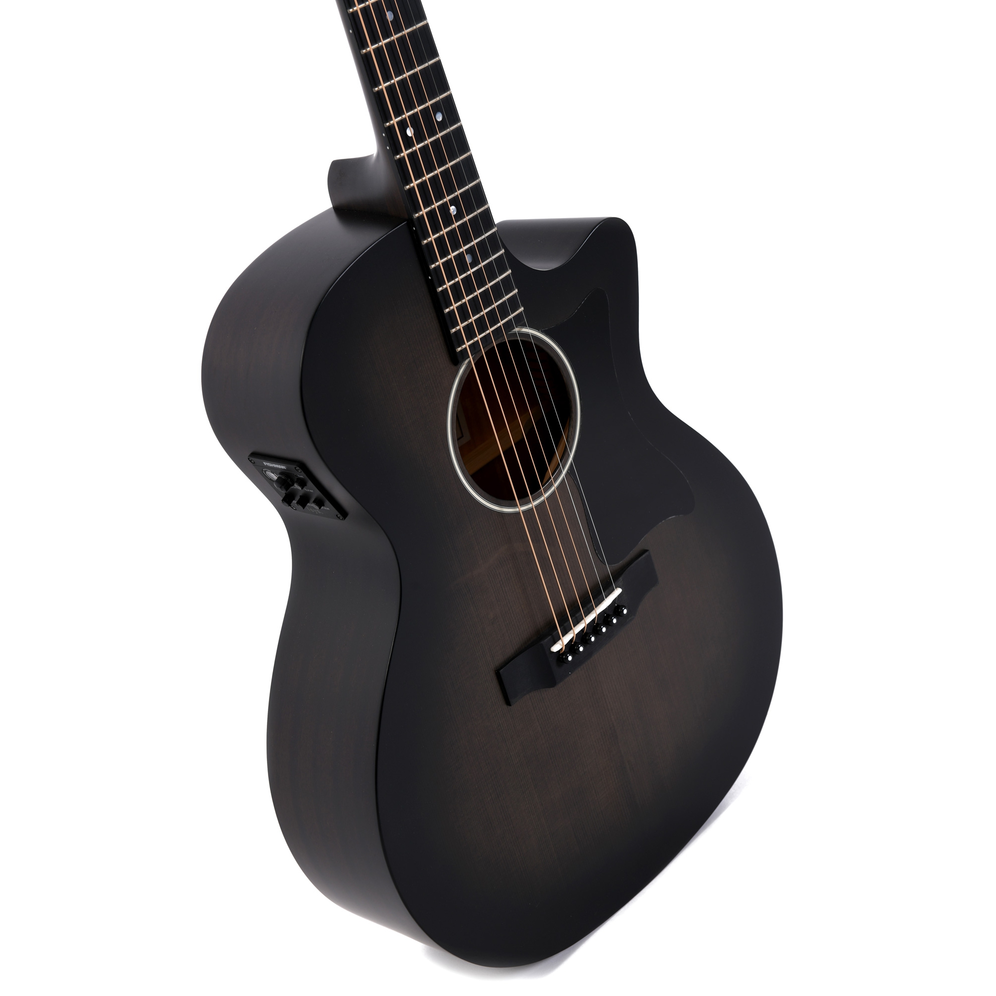 Sigma GMC-STE-BKB Cutaway Elektro Akustik Gitar (Blackburst) 2