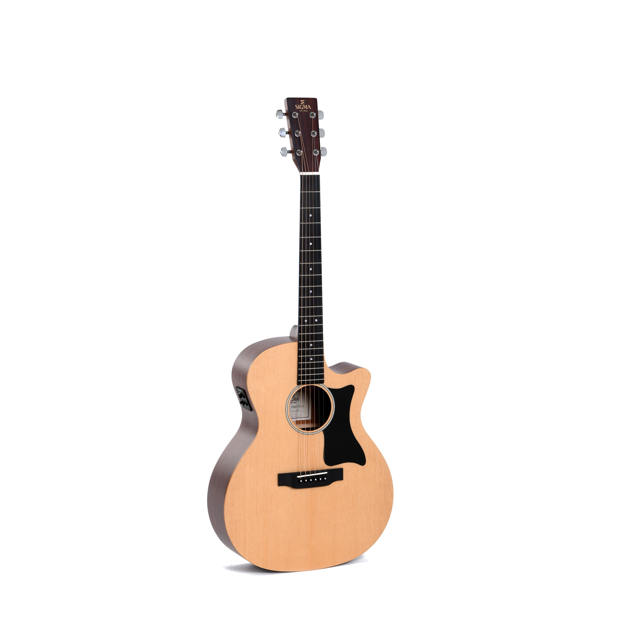Sigma GMC-STE Cutaway Elektro Akustik Gitar (Natural) 1