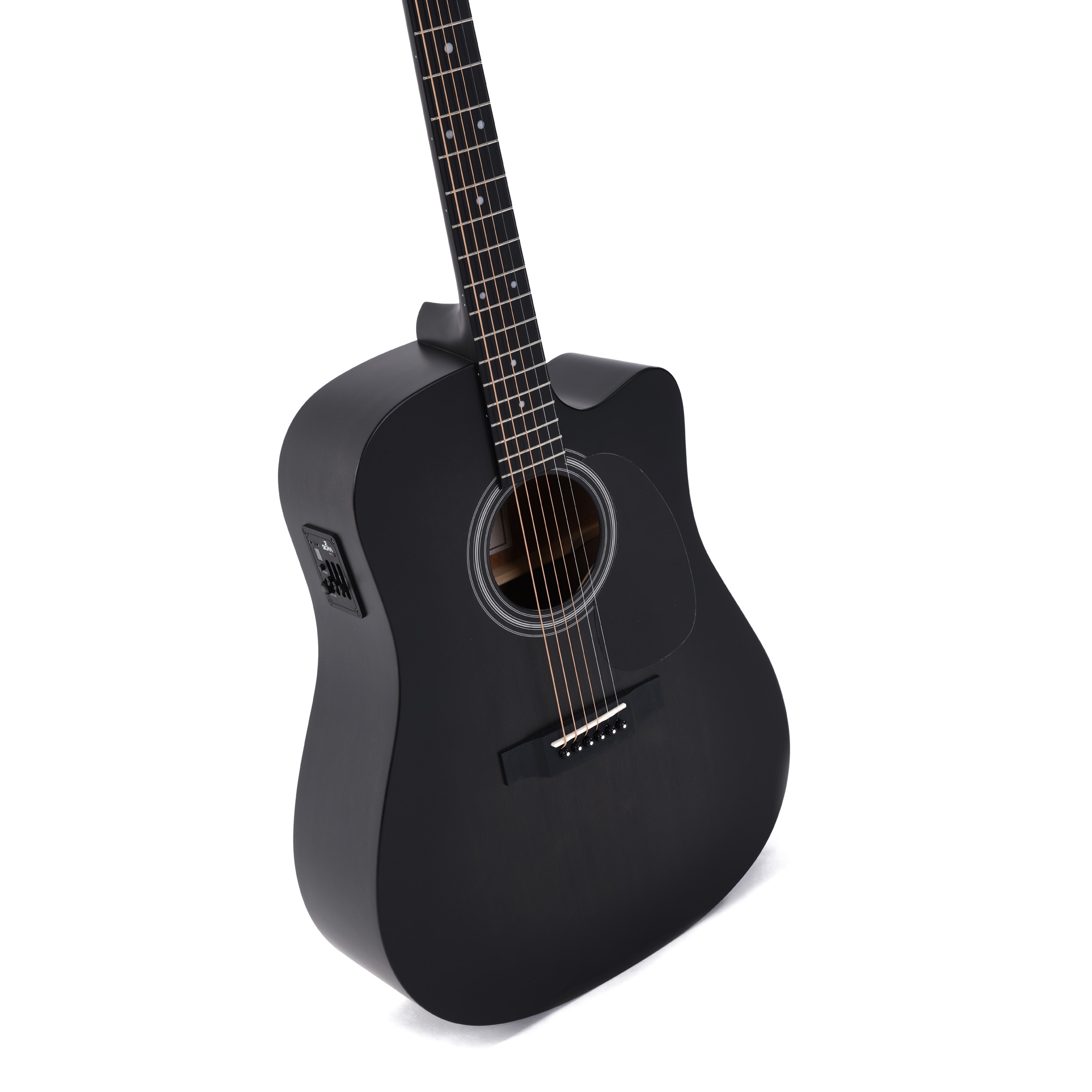 Sigma DMCE-BKB Elektro Akustik Gitar (Siyah) 2