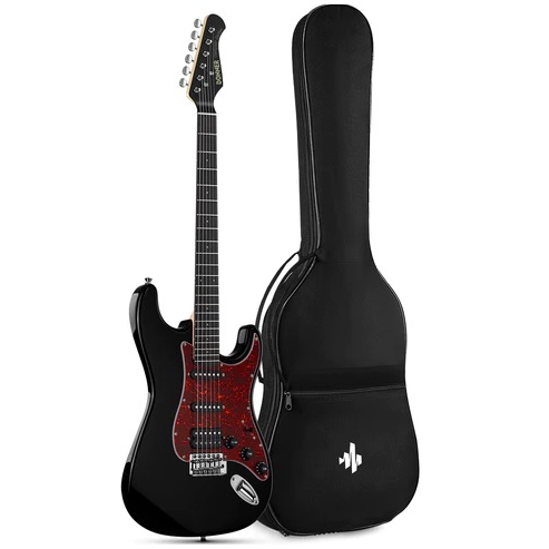 Donner Designer Series DST-200P Elektro Gitar (Siyah) 1