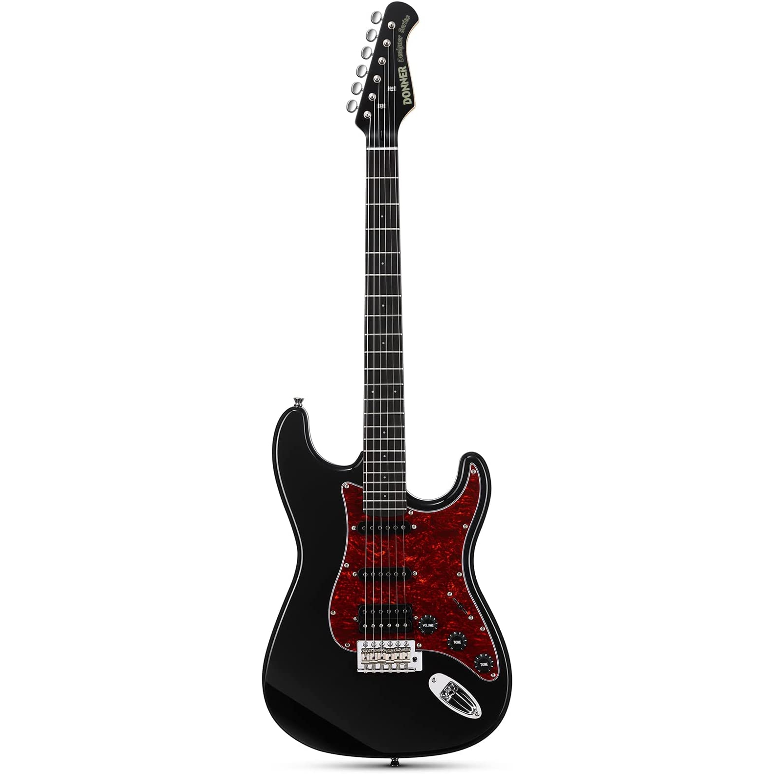 Donner Designer Series DST-200P Elektro Gitar (Siyah) 2