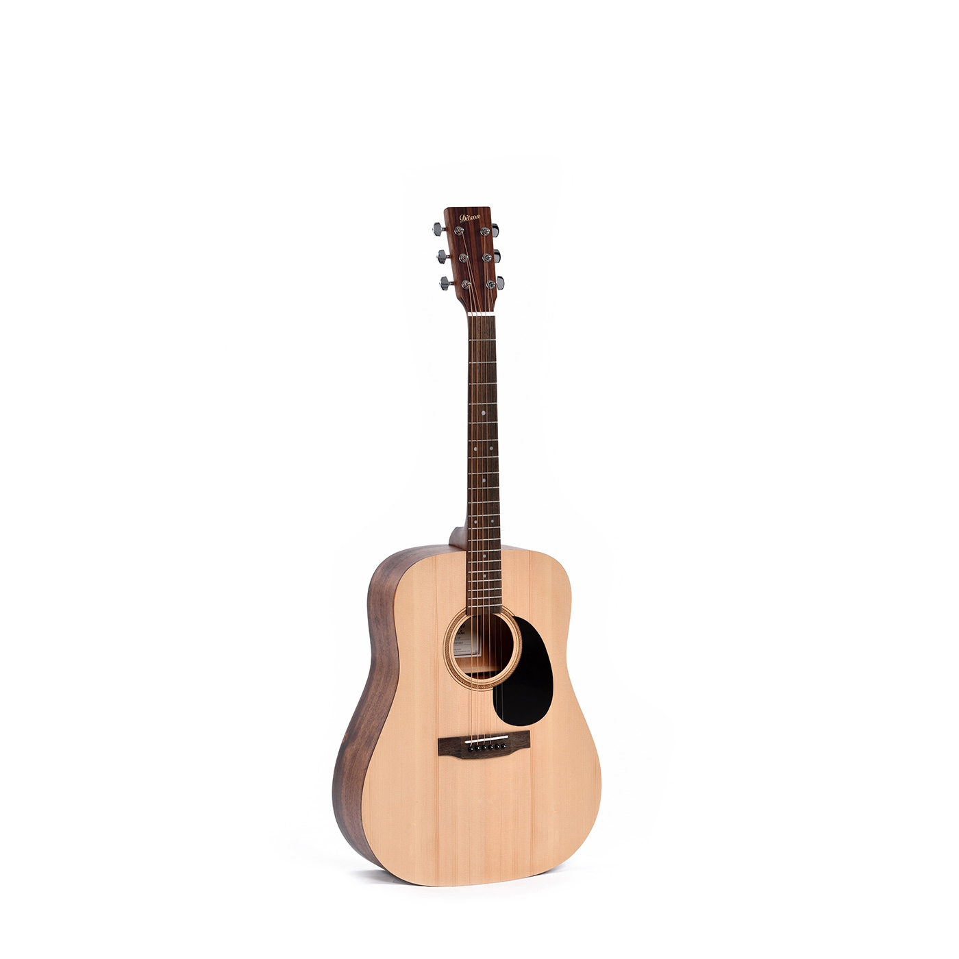 Ditson D-10 Akustik Gitar (Natural) 1