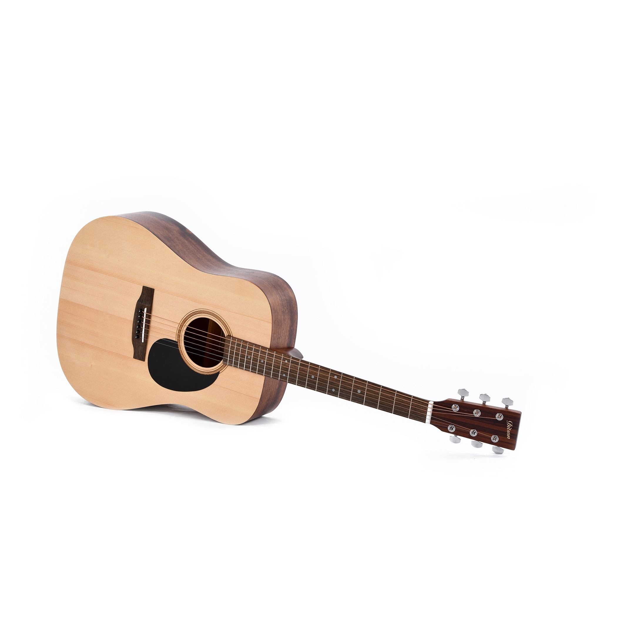 Ditson D-10 Akustik Gitar (Natural) 2
