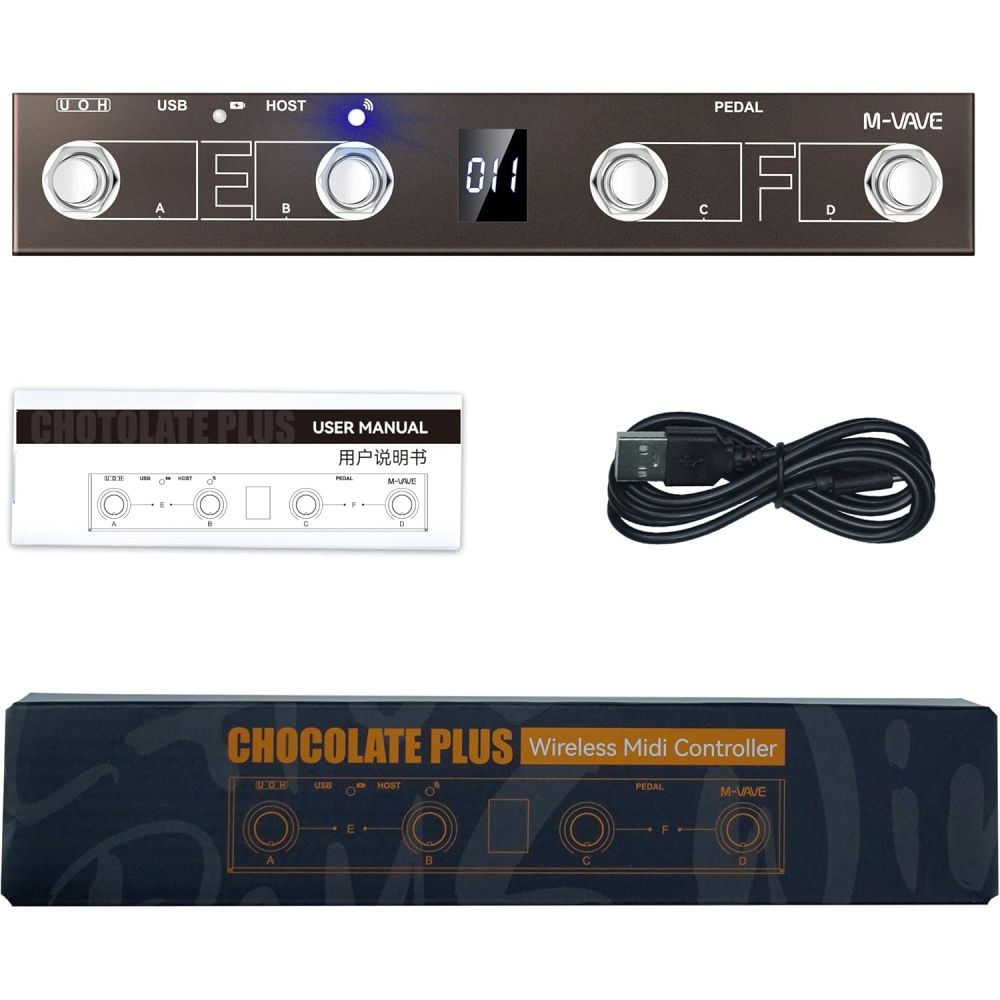 M-vave Chocolate Plus Wireless Midi Controller 3