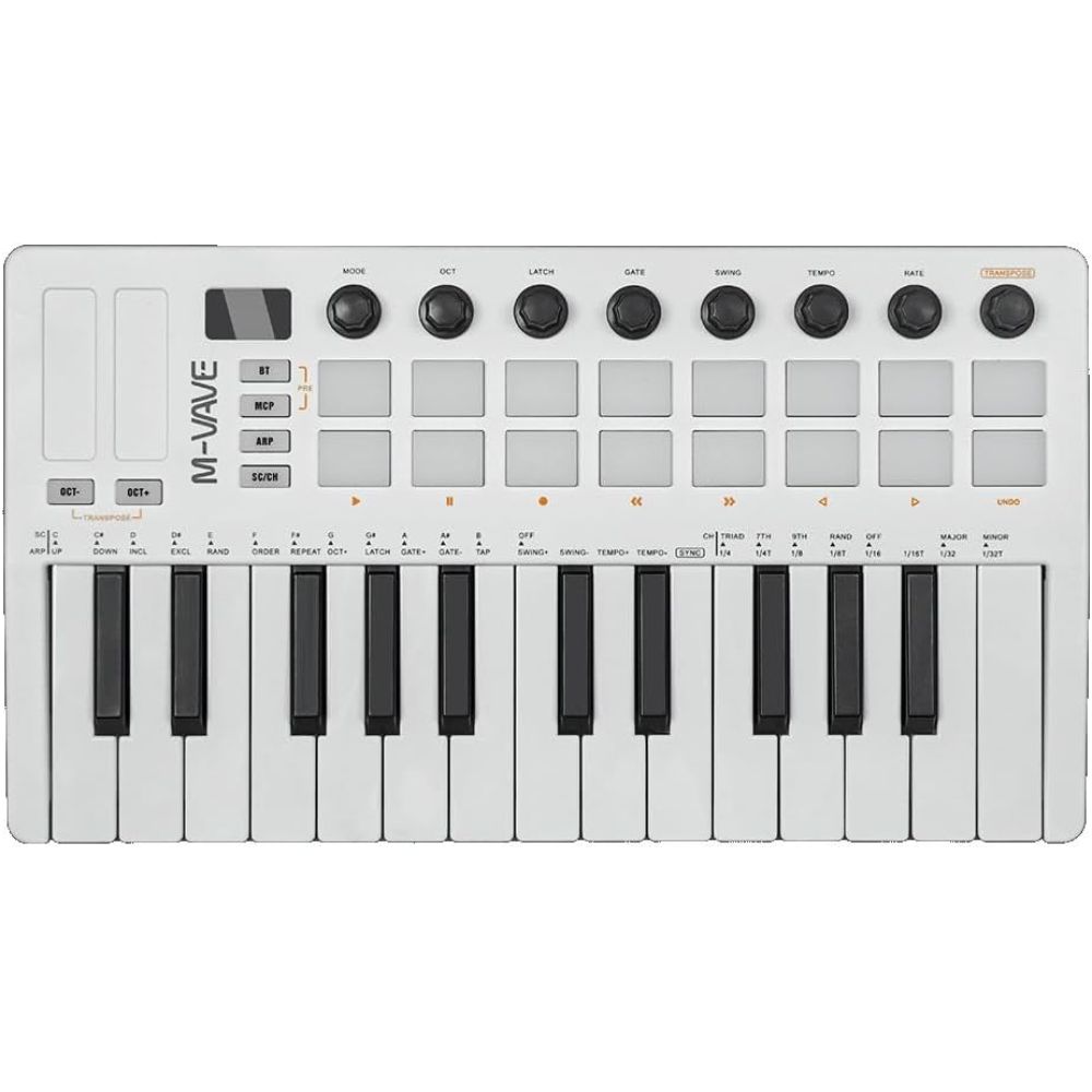 M-Vave SMK 25 MKII – Wireless BT Midi Keyboard Controller 1