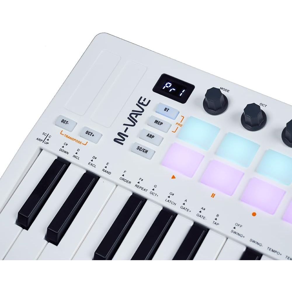 M-Vave SMK 25 MKII – Wireless BT Midi Keyboard Controller 2