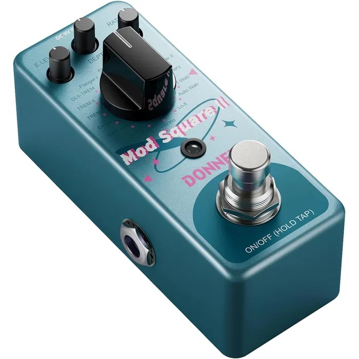 Donner Mod Square II 16-Mod Modulation Gitar Efekt Pedalı (Yeşil) 1