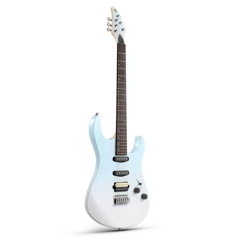Donner DMT-66 Elektro Gitar (White Gradient) 1