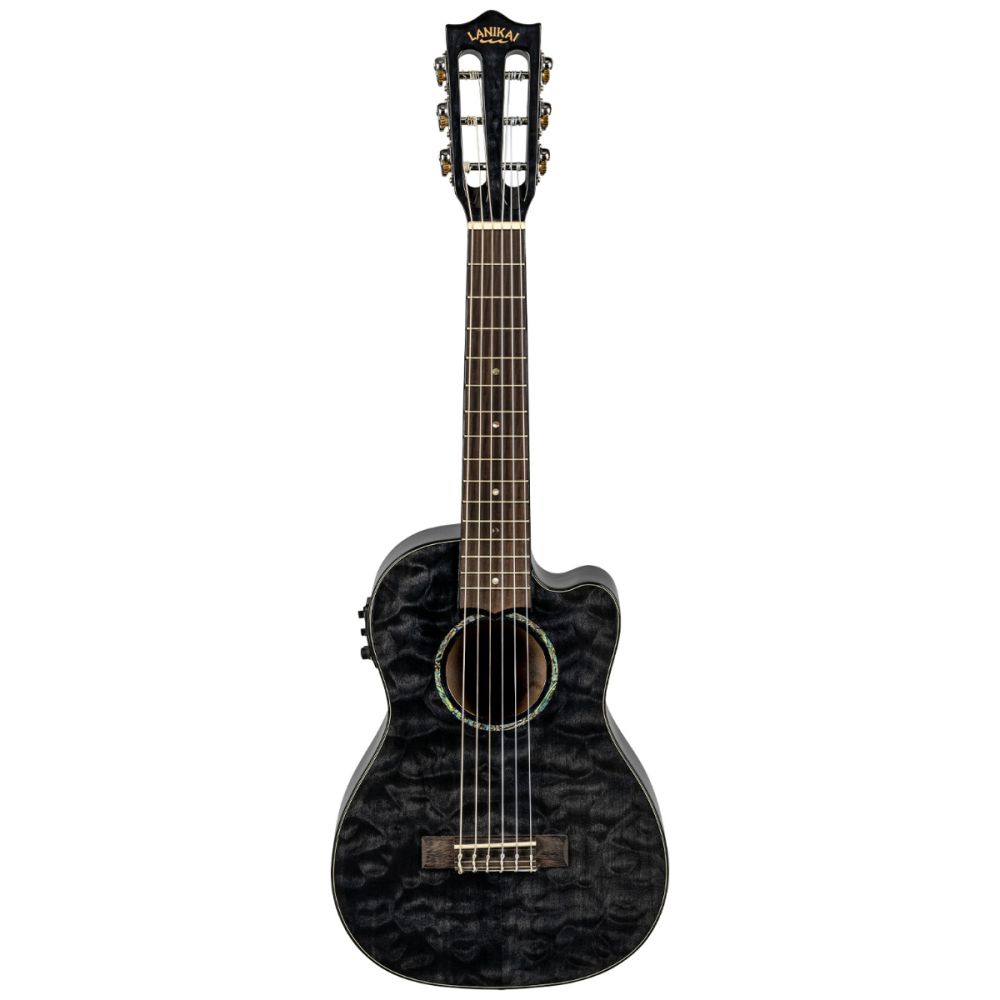 Lanikai QM-BKCEG Quilted Maple Guitalele 1