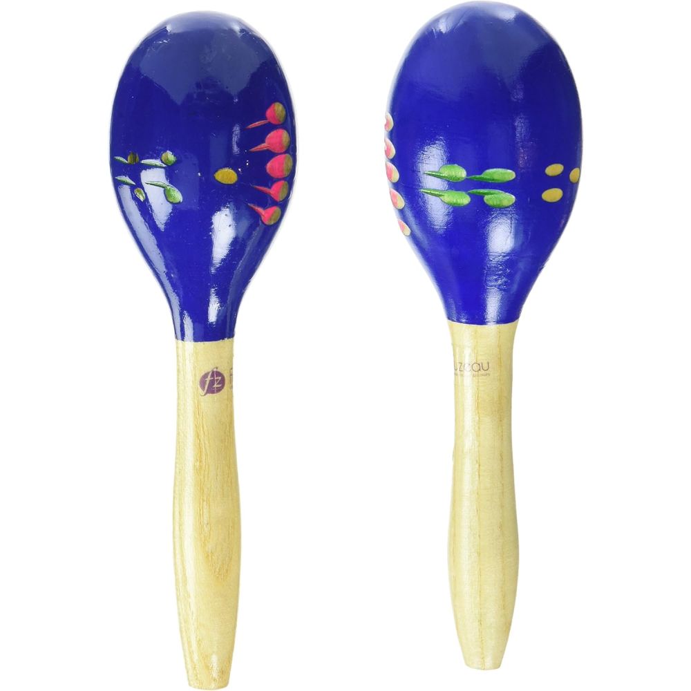 Cox 1413 Mor Marakas 20 cm – Ahşap Saplı, El Boyaması Ritim Enstrümanı 1