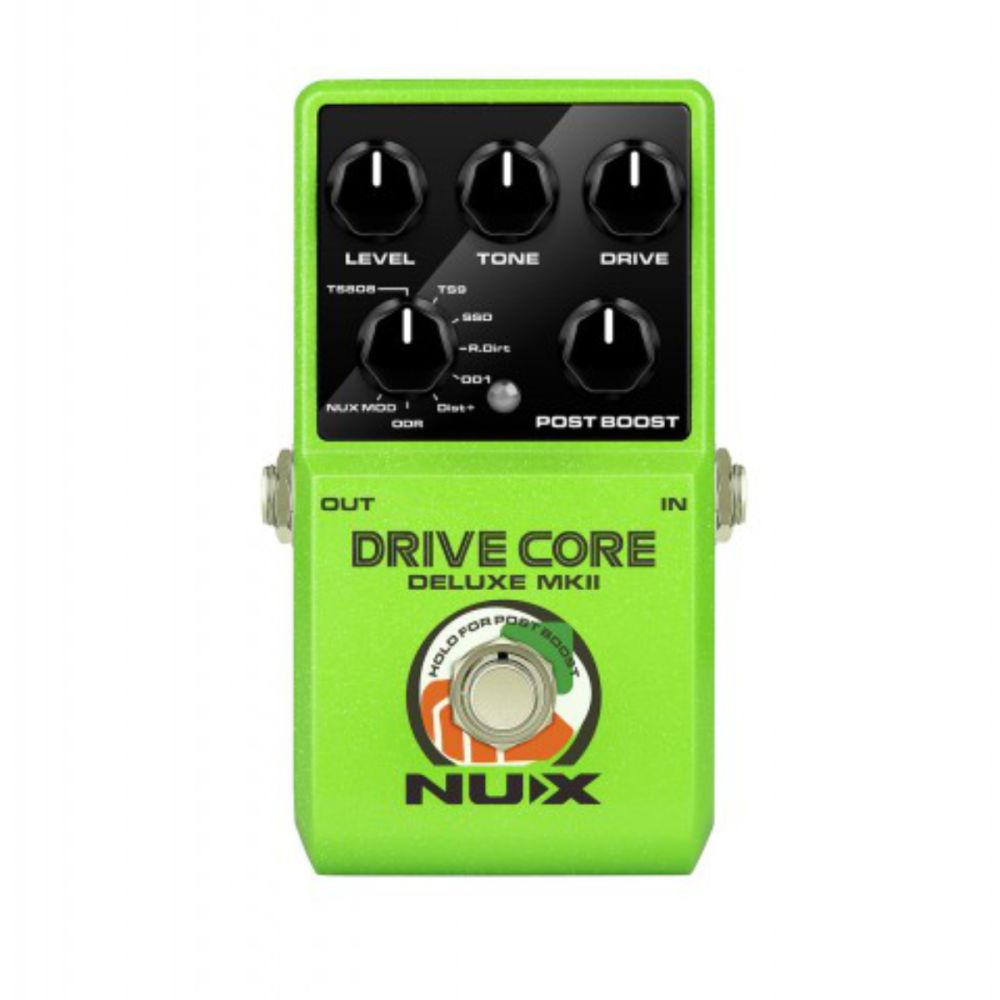 NUX Drive Core Deluxe MKII Overdrive ve Distortion Pedalı 1
