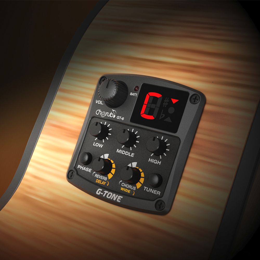 Cherub GT-6 Akustik Gitar Preamfi ve Tuner 1