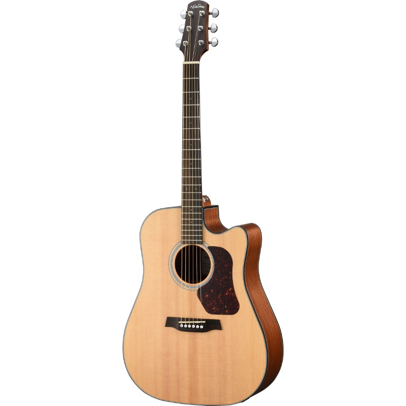 Walden WAD350CE-SW Dreadnought Elektro Akustik Gitar (Natural) 1