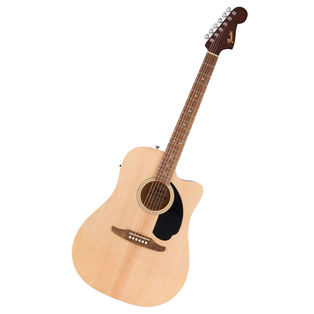 Fender California Debut Redondo CE Dreadnought Ceviz Klavye Naturel Elektro Akustik Gitar 1