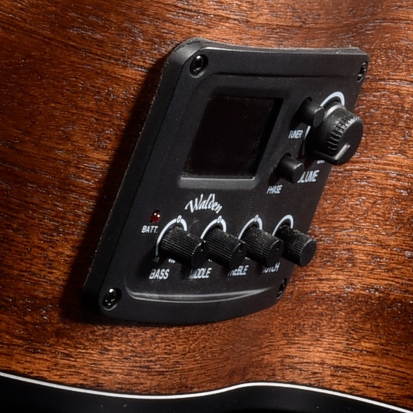 Walden WAG550E Grand Auditorium Elektro Akustik Gitar (Natural) 5