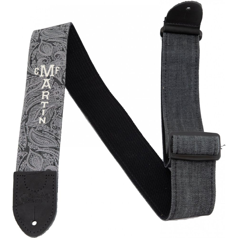 Martin  Black Denim Paisley Gitar Askısı 1