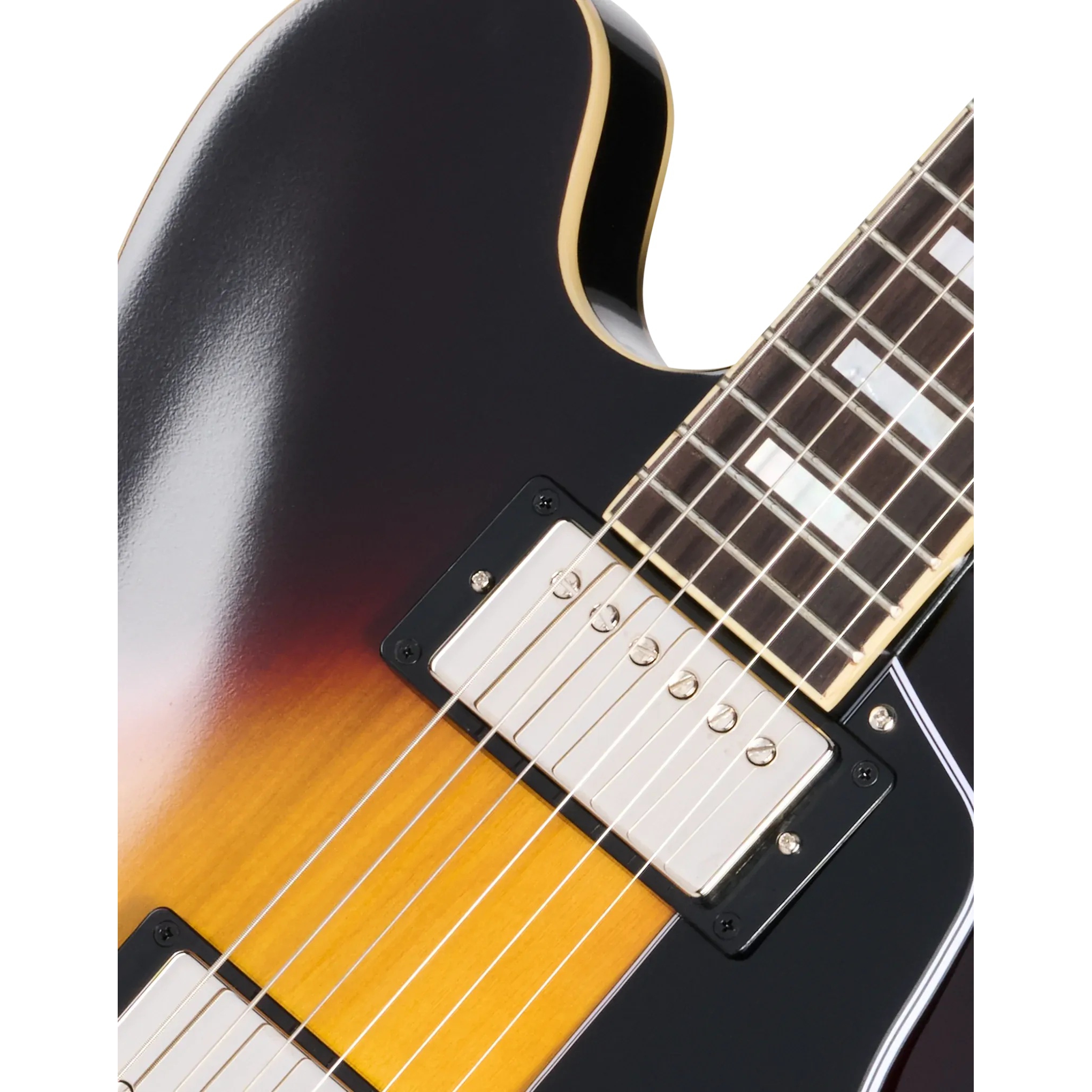 Epiphone 1962 ES-335 Reissue Semi-hollow Elektro Gitar (Vintage Burst) 3