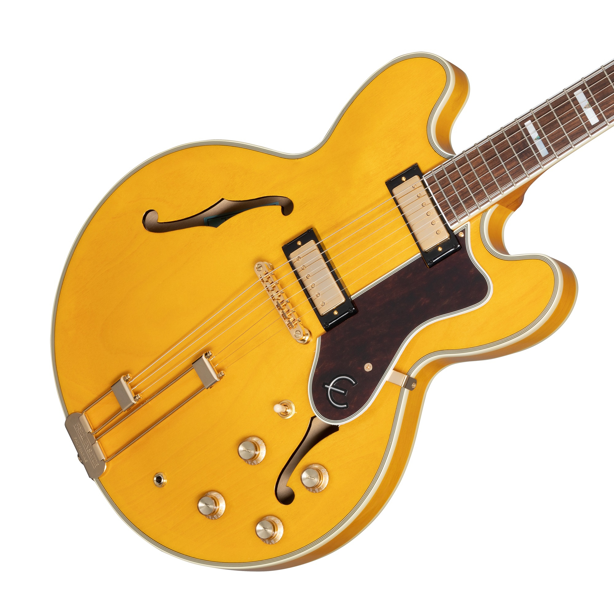 Epiphone Sheraton Frequensator Semi-Hollowbody Elektro Gitar (Natural) 4