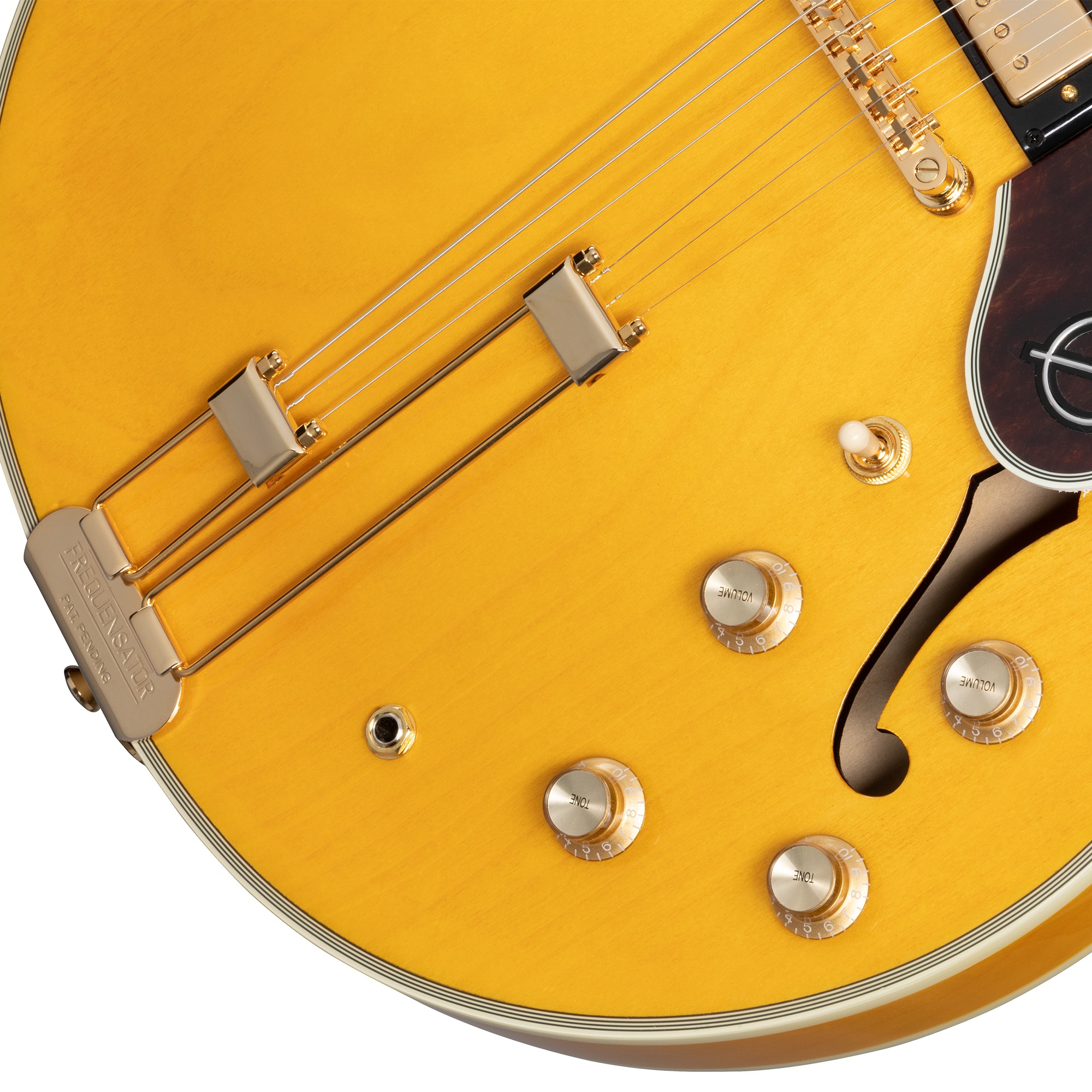 Epiphone Sheraton Frequensator Semi-Hollowbody Elektro Gitar (Natural) 5