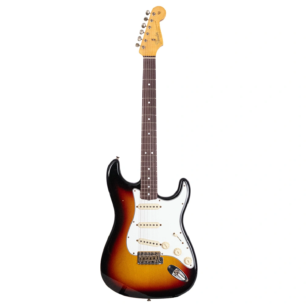 Fender Custom Shop Limited Edition L-Series Fat 1964 Stratocaster Journeyman Relic Aged Dakota Red Elektro Gitar 1