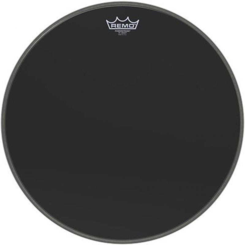 REMO P3-1018-ES- Powerstroke® P3 Ebony® 18\" Bas Davul Derisi 1