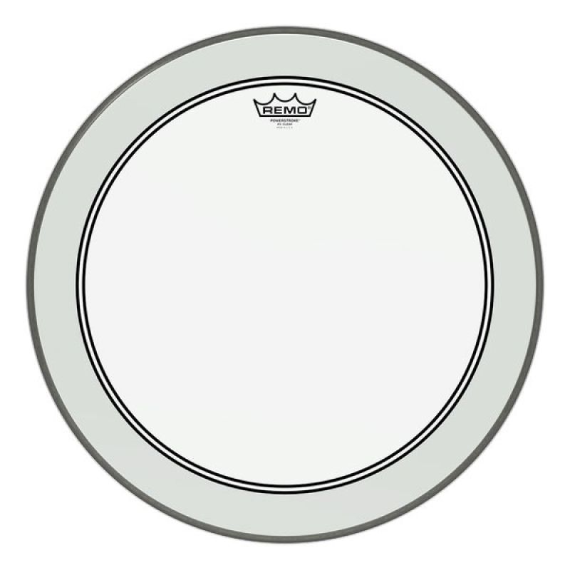 REMO P3-1324-C2 POWERSTROKE® P3 24 inç Bas Davul Derisi 2