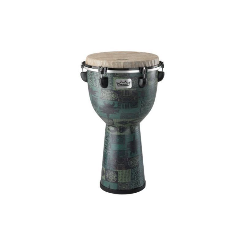 REMO APEX DESIGNER SERIES DJEMBE GREEN KINTE 12 x 22 inç 1