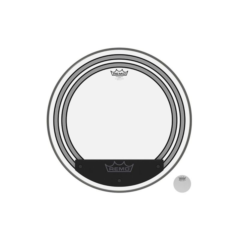 REMO POWERSONIC® CLEAR 20 inç Kick Derisi 2