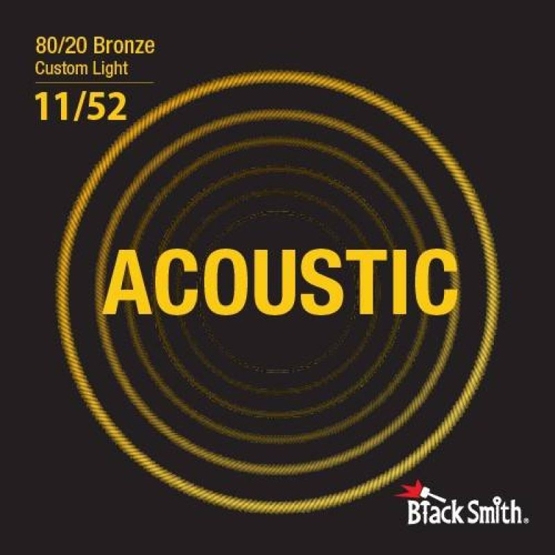 BlackSmith BR-1152 Custom Light Akustik Gitar Teli 1