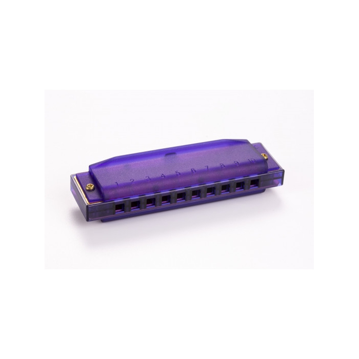 Hohner M1110P Translucent Purple Harp (Do Majör) 2