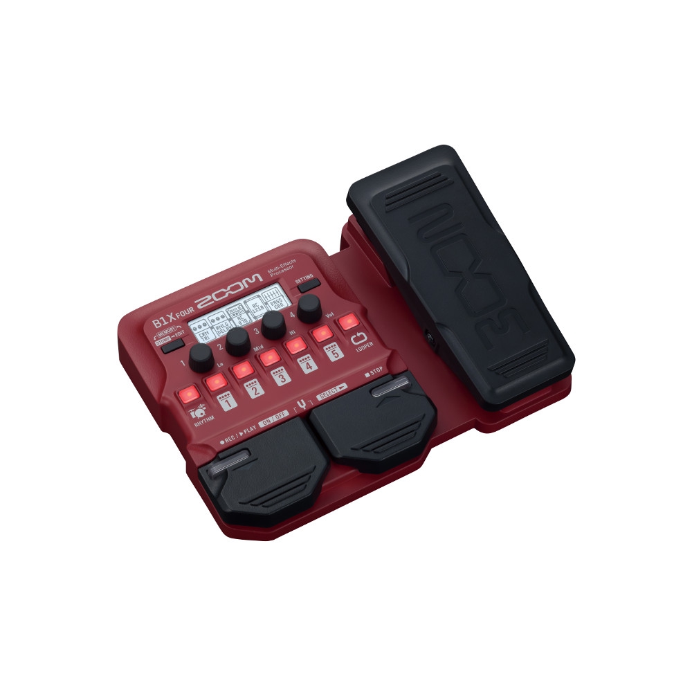 Zoom B1x FOUR Expression Pedallı Bass Multi-Efekt Prosesörü 3