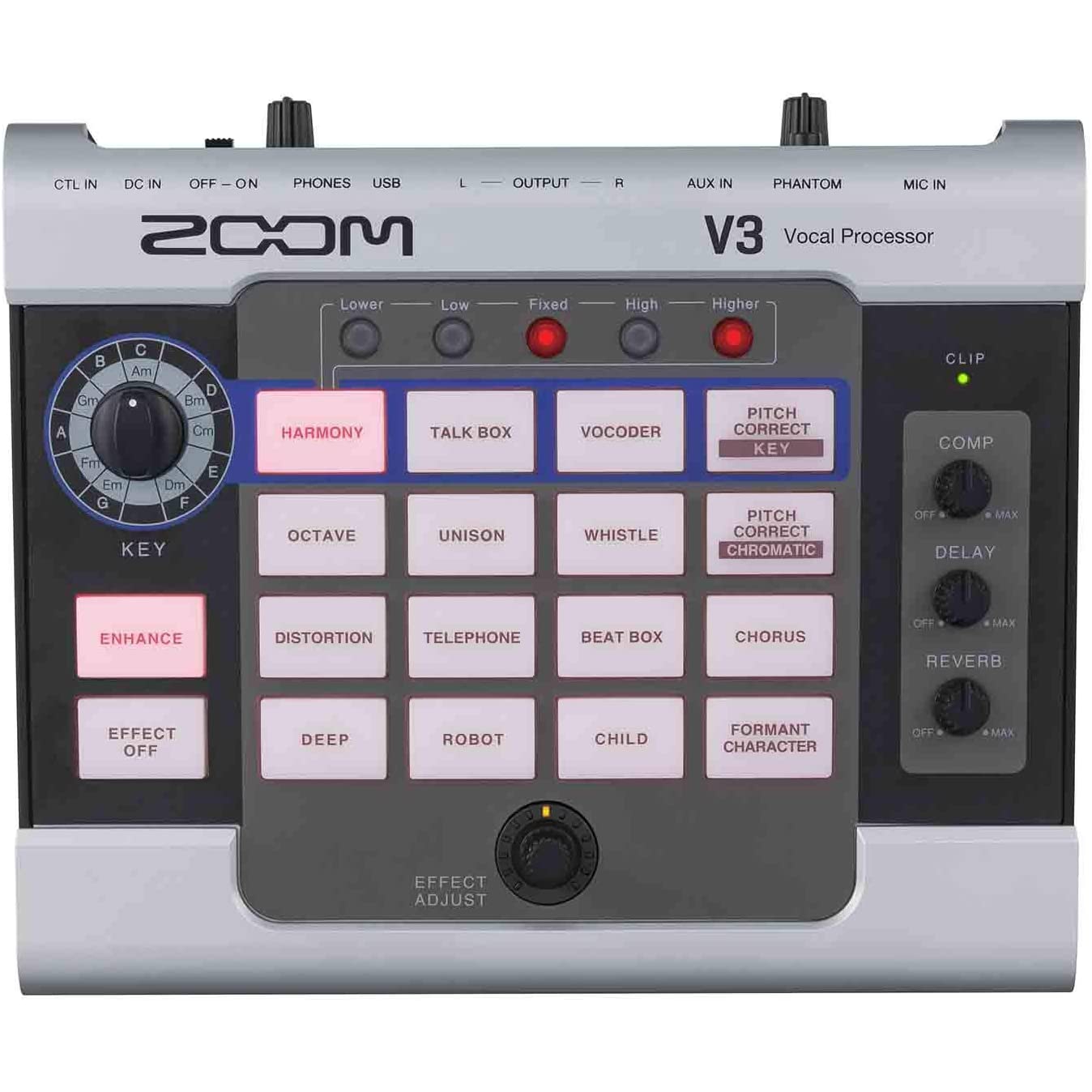 Zoom V3 Multi-Efekt Vokal Prosesörü 2