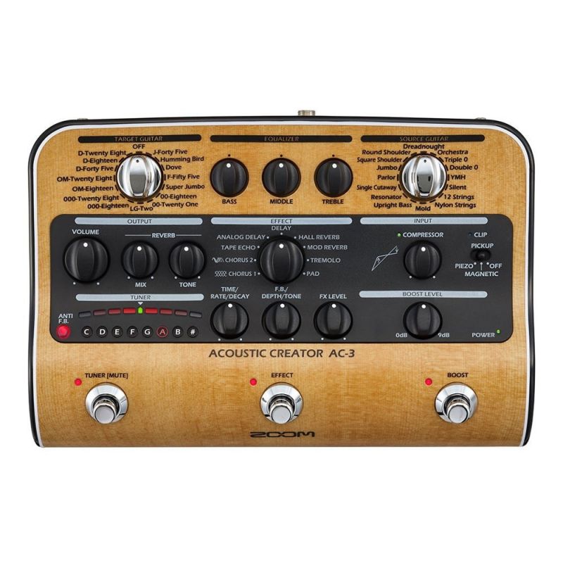 Zoom Ac-3 Akustik Gitar Prosesörü 1