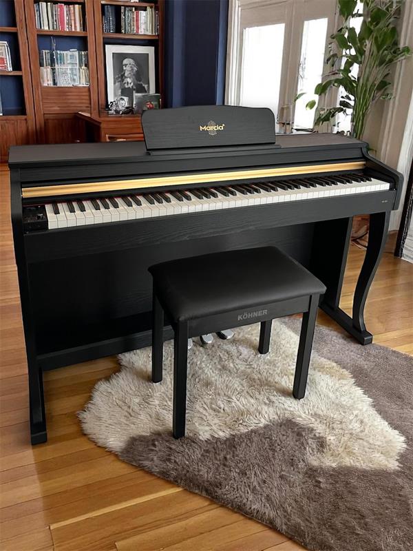 MARCİA MK-900 BK Dijital Konsol Piyano, Bluetooth, Tuş Hassasiyeti, 88 Tuşlu, Kapaklı (KULAKLIK VE TABURE) 5