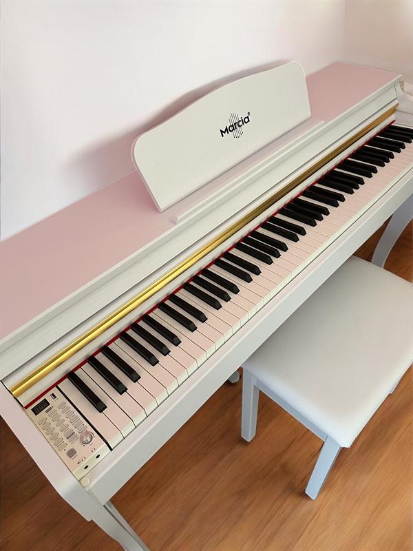 MARCİA MK-900 WH Dijital Konsol Piyano, Bluetooth, Tuş Hassasiyeti, 88 Tuşlu, Kapaklı (KULAKLIK VE TABURE) 2