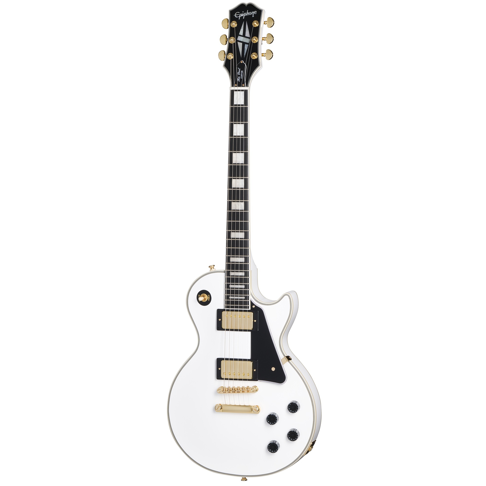 Epiphone Les Paul Custom Elektro Gitar (Alpine White) 1