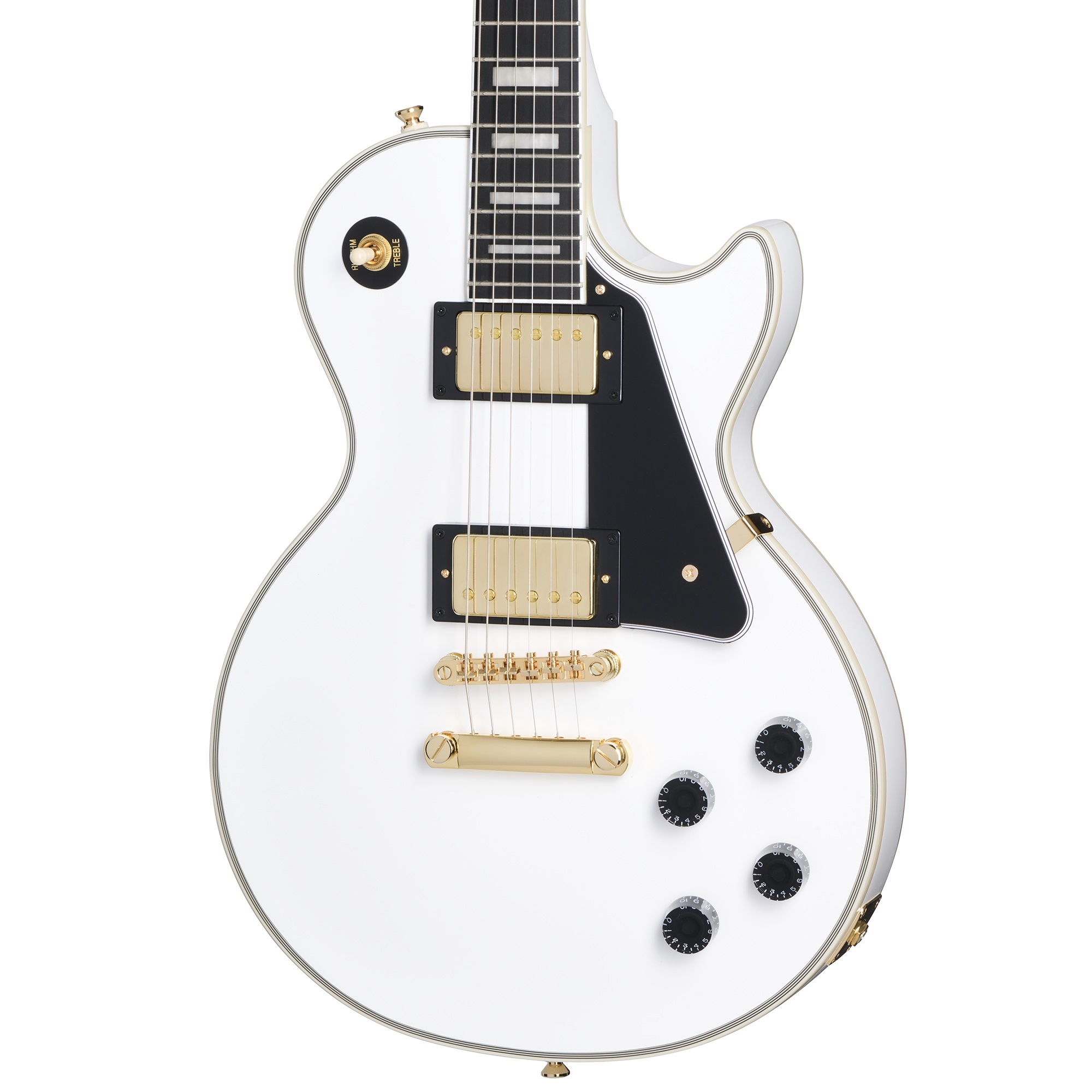 Epiphone Les Paul Custom Elektro Gitar (Alpine White) 3