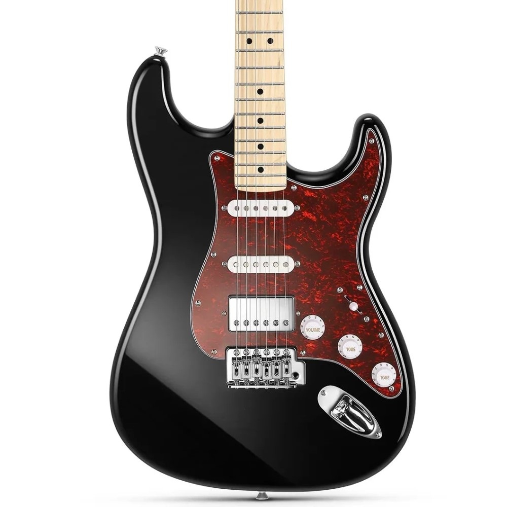 Donner DST-152B Elektro Gitar (Siyah) 4