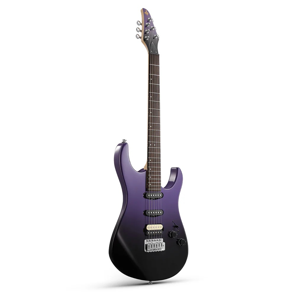 Donner DMT-66 Elektro Gitar (Midnight Purple Gradient) 1