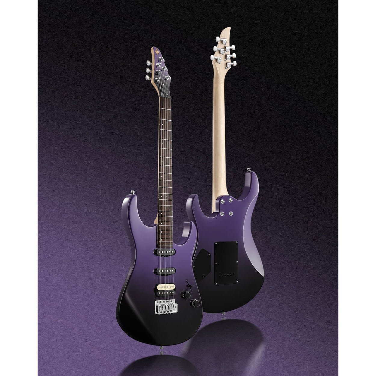 Donner DMT-66 Elektro Gitar (Midnight Purple Gradient) 3