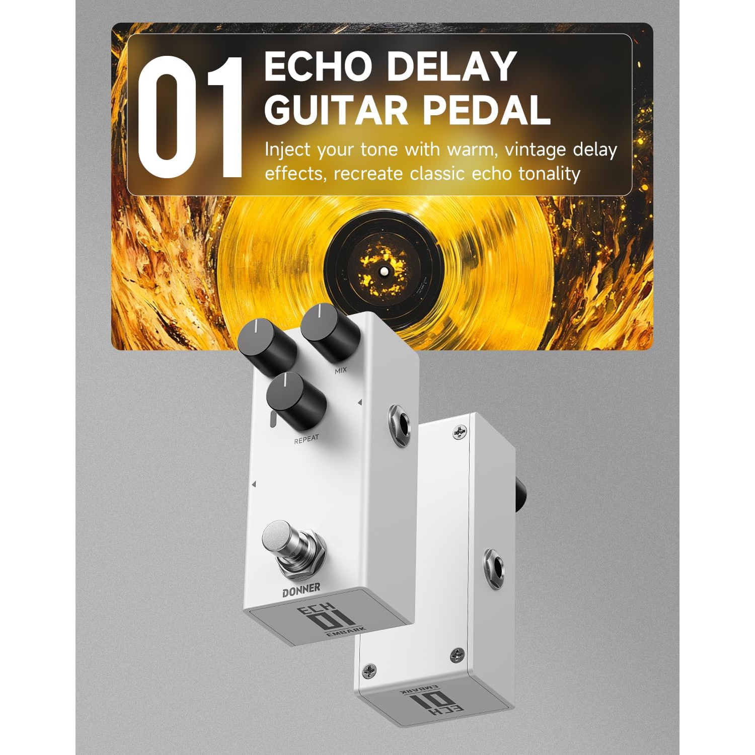 Donner EMBARK 01 Analog Echo Delay Pedalı 2